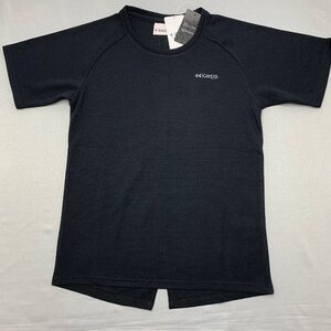 【送料無料】【新品】Kaepa レディース半袖Tシャツ（ワッフル素材 吸水速乾 UVカット チュニック丈）　　M　　ブラック★692231