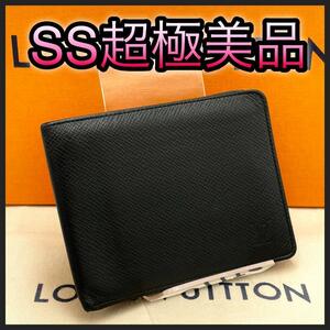 LOUIS VUITTON ルイヴィトン 折財布 タイガ ポルトフォイユ フロリン 黒 ブラック系 ノワール　人気 美品 正規品 LV メンズ 鑑定済み