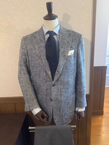 KITON シルクリネンJK 