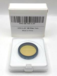 HYO SII ナローバンド 7nm 1.25” 31.7mm フィルター （ZWO ナローバンド 7nm 1.25" SII フィルター同等品）