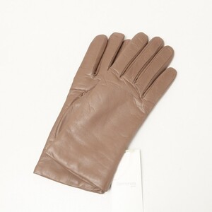 MH1230▼未使用/イタリア製▼セルモネータ・グローブス Sermoneta gloves*やぎ革 レザーグローブ 革手袋*レディース*サイズ7*ブラウン系