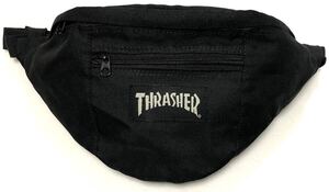 THRASHER スラッシャー 24101011 ショルダーバッグ ブラック　ウエストバッグ　ボディバッグ　黒