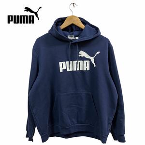 PUMA スウェットパーカー スポーツブランド USA古着 洗濯済 古着 プーマ sweat parka アメリカ古着 plywood2330