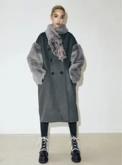 PAMEO POSE パメオポーズ　Tail Muff Coat