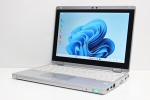 1円スタート ノートパソコン 2in1PC Windows11 WPS office搭載 Panasonic レッツノート CF-RZ6 第7世代 Core i5 SSD256GB メモリ8GB WWAN