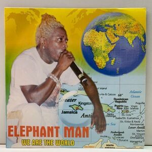 エリーが歌う世界中を席巻したあの名チャリティーソング!! JA 7インチ ELEPHANT MAN We Are The World (Keyzer Soze II) ジャケ付き 45