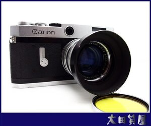 4)質屋出品☆【Canon P ポピュレール 】L39 レンズ/CANON LENS 50mm 1：1.8 動作OK 中古 ★１円～売切り