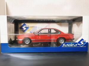 ■ソリド 1/18 1984 BMW635 CSI (E24) レッド