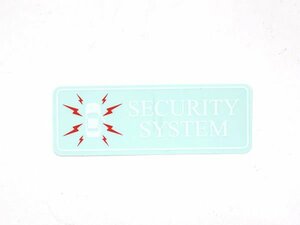 【正規品】 トヨタ純正部品 セキュリティアラームラベル LABEL AUTO ALARM SECURITY SYSTEM ステッカー 盗難防止 防犯 警告