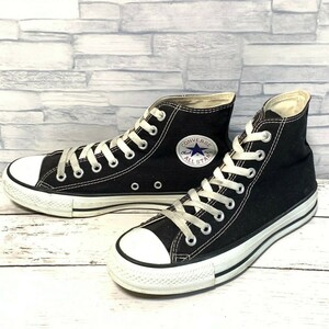 R5979bE CONVERSE コンバース CANVAS ALL STAR HI キャンバスオールスターハイ スニーカー ブラック メンズ 25cm ハイカットスニーカー