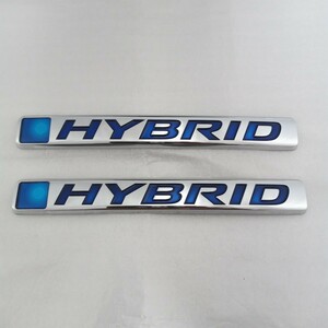 ホンダ 純正 ハイブリッド エンブレム 2個セット ホンダ純正 ハイブリッドエンブレム HYBRID 約20mm×約160mm ホンダ純正エンブレム