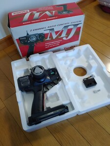 フタバ2PHKA MJメガテックジュニア送信機とFP−R122JE受信機とクリスタル07バンド2個セット中古品