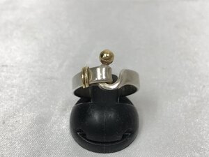 キングラム[12] TIFFANY&CO. ティファニー フックアンドアイ K18 750 SV925 シルバー ゴールド レディース リング 10号 063@T58 ★送料無料