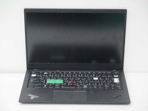 【1円スタート】lenovo ThinkPad X1 Carbon 7th Gen 20QDS07V00 Core i5 8265U 1.6Ghz 8GB 14インチ OSなし 通電のみ起動不可