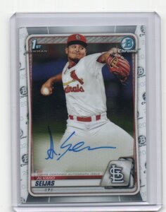 2020 Bowman Chrome [ALVARO SEIJAS] 1st Bowman Auto (直筆サイン入り) Card