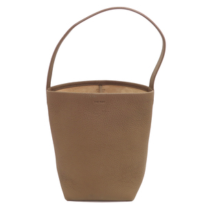【栄】ザ ロウ トートバッグ スモール SMALL N/S PARK TOTE 茶色 カーフスキン/スエード素材 W1314 L133 女性 保存袋