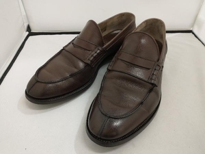 TRICKER’S トリッカーズ コインローファー ドレスシューズ ブラウン アウトソール全長約29.5cm 保存袋あり イングランド製