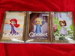 ディズニー Qposket petit -Ariel・Sofia・Blue Fairy- アリエル ソフィア ブルーフェアリー 全3種【ディズニー Disney　Q posket】