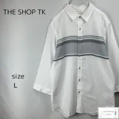 THE SHOP TK ザショップティーケー トップス シャツ 羽織り L 綿