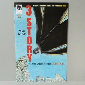 【海外マンガ】３STORY ～Secret Files of the Giant Man～ マット・キント Matt Kindt／darkhorse ダークホース 2012年 リーフ本