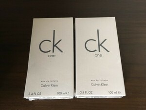 ◆ 新品 ◆ カルバンクライン CK-One 100ml × 2本セット ◆送料０！