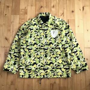 ★激レア★ KAWS × BAPE Cloud camo コーチ ジャケット Sサイズ a bathing ape jacket エイプ ベイプ アベイシングエイプ カウズ NIGO y35