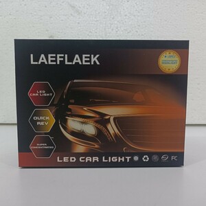 【送無】LAEFLAEK H4 LEDヘッドライト車用バルブ Hi/Lo切替 新車検対応 12V/24V 6500K 冷却ファン付 y1101-1