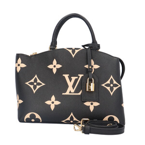 ルイヴィトン プティパレPM ショルダーバッグ バイカラーモノグラム M58913 ブラック レディース LOUIS VUITTON 中古