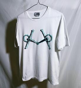 『HERMES』 エルメス (M) ホースビット Tシャツ ホワイト