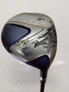 MIZUNO ZEPHYR FW 3W 16度 flex:SR メンズ右 オリジナルカーボンシャフト フェアウェイウッド ミズノ ゼファー ヘッドカバー付き