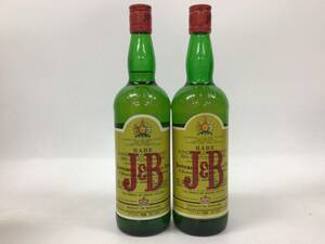 ウイスキー J&B 2本セット 760ml 重量番号:4(70)