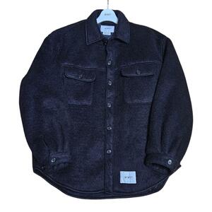 WTAPS WCPO 01 JACKET WOPO．SHAGGY L　モヘアジャケット 黒 