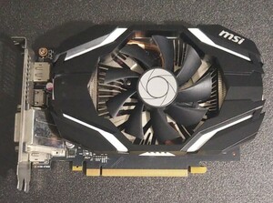 【分解清掃ずみ】msi NVIDIA GeForce GTX 1060 6G OC 本体のみ DP/HDMI/DVI GDDR5 6GB