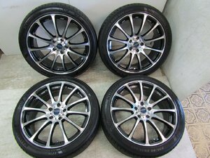 モンツァジャパン ECO-TEX MCM-012 19インチｘ8J ET:+45 PCD:114.3 5H クムホ ECSTA PS71 235/40R19 21年製 カムリ マークX クラウン等