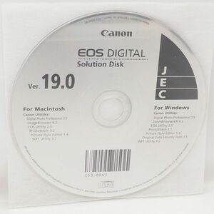 Canon EOS DIGITAL Solution Disk Ver 19.0 EOS 50D 添付品 CD-ROM キャノン 管16817