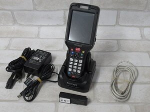 Ω 新F 0140♪ 保証有 KEYENCE【 BT-W350 + BT-WUC81 】キーエンス ハンディターミナル + 充電器 バッテリー付 領収書発行可能