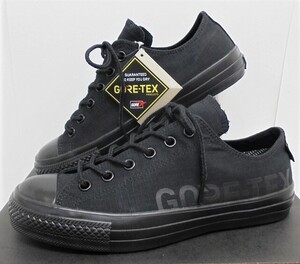 ★CONVERSE★コンバース　ALL STAR 100 GORE-TEX SIDELOGO MN OX（オールスター１００ゴアテックス　サイドロゴ）ブラック23.5