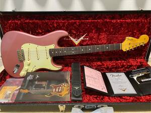 Fender Custom Shop Custom22F Stratocaster JRN Relic -Aged Burgundy Mist Metallic-