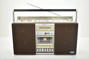 SONY CFS-V980 STEREO ZILBAP ラジカセ[ソニー][ラジオカセットレコーダー][RADIO CASSETTE RECORDER][昭和レトロ][当時物][k1]10M