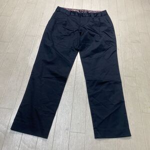 4083☆ UNITED ARROWS GREEN LABEL RELAXING ボトムス パンツ レディース 38 ブラック 無地 