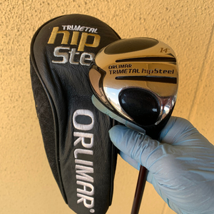 ヘッドカバー付 ORLIMAR TRIMETAL Hip Steel ロフト 14度 Loft FLEX S フレックス オリマー トライメタル Golf club【202