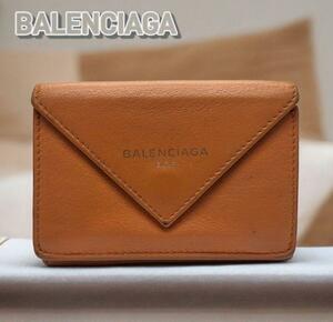 BALENCIAGA 財布 三つ折り レザー 折り 収納袋付き