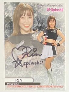 BBM 2022 チアリーダー RIN ロッテ M☆Splash !! 直筆サインカード 90枚限定 Authentic Autographed Card