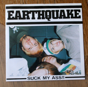 Earthquake - Suck My Ass!! / EP / Discrete Records, Hardcore, Punk, ハードコア, パンク