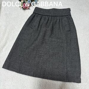 D&G ドルチェ&ガッバーナ ひざ丈 スカート イタリア製