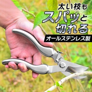 剪定ばさみ 鋏 強力 はさみ ハサミ 剪定バサミ 庭 木 ガーデニング 園芸 枝切りはさみ AF601