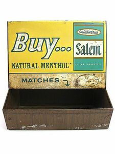 1950’ｓ Salem セーラム マッチBOX ビンテージ たばこ タバコ 看板 検 アドバタイジング VINTAGE KOOL クール メンソール ディスプレー