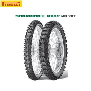 PIRELLI ピレリ 2588300 SCORPION MX32 MID SOFT フロント 80/100 - 21 M/C 51M MST PI8019227258837