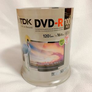 ◎TDK 録画用DVD-R デジタル放送録画対応(CPRM) 1-16倍速 インクジェットプリンタ対応(ホワイト・ワイド) 100枚スピンドル