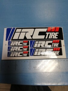 正規品 IRC TIRE ステッカー 1シート 　井上ゴム工業　当時物